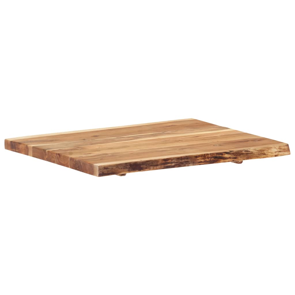vidaXL Solid Acacia Wood Table Top Kitchen Live Edge Desk Coffee Multi Sizes-13