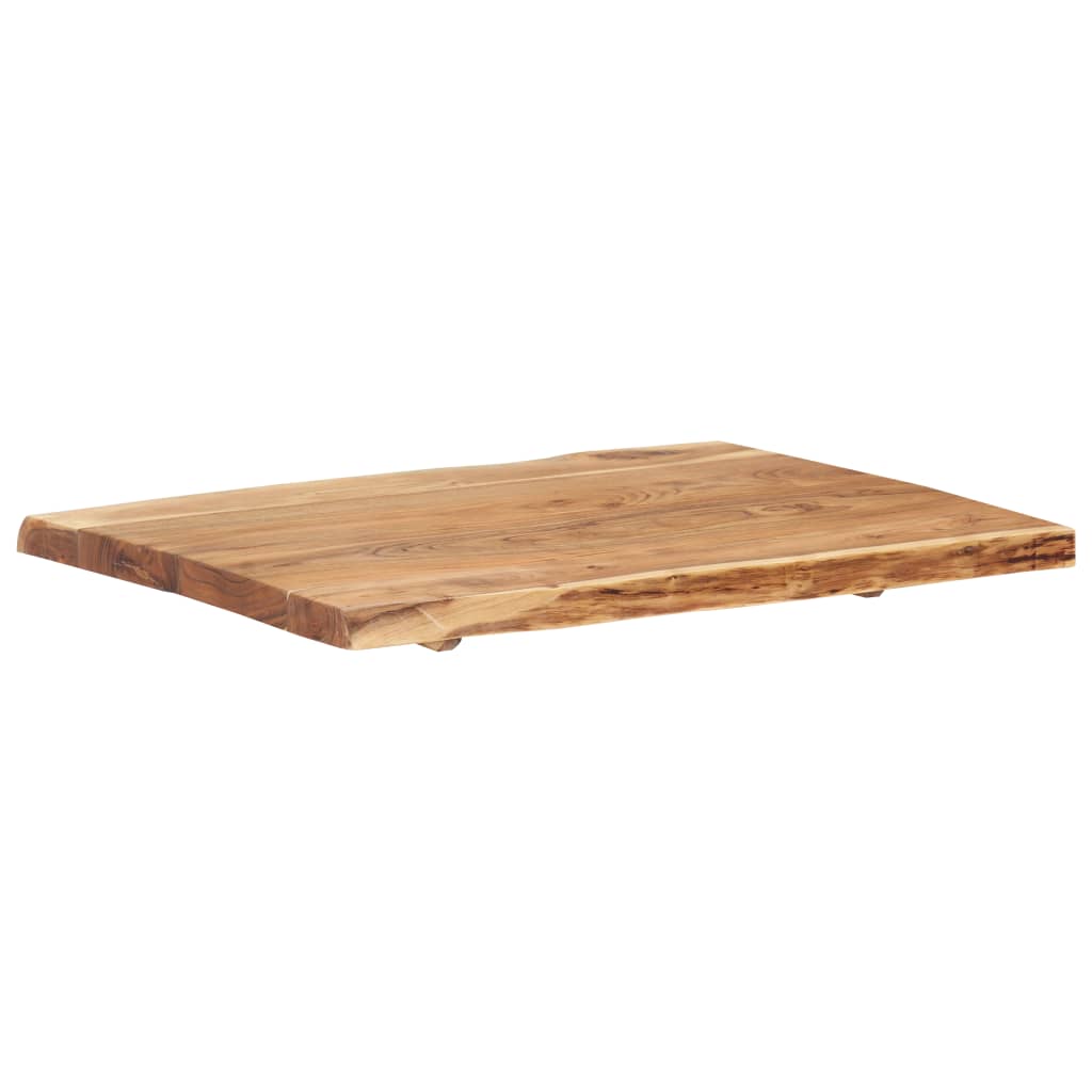 vidaXL Solid Acacia Wood Table Top Kitchen Live Edge Desk Coffee Multi Sizes-19