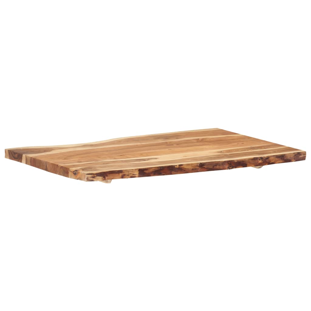 vidaXL Solid Acacia Wood Table Top Kitchen Live Edge Desk Coffee Multi Sizes-43