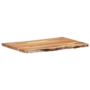 vidaXL Solid Acacia Wood Table Top Kitchen Live Edge Desk Coffee Multi Sizes-49