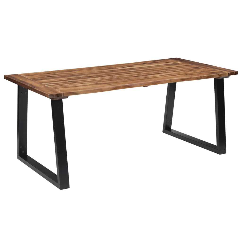 vidaXL Dining Table Solid Acacia Wood 70.9"x35.4"-0
