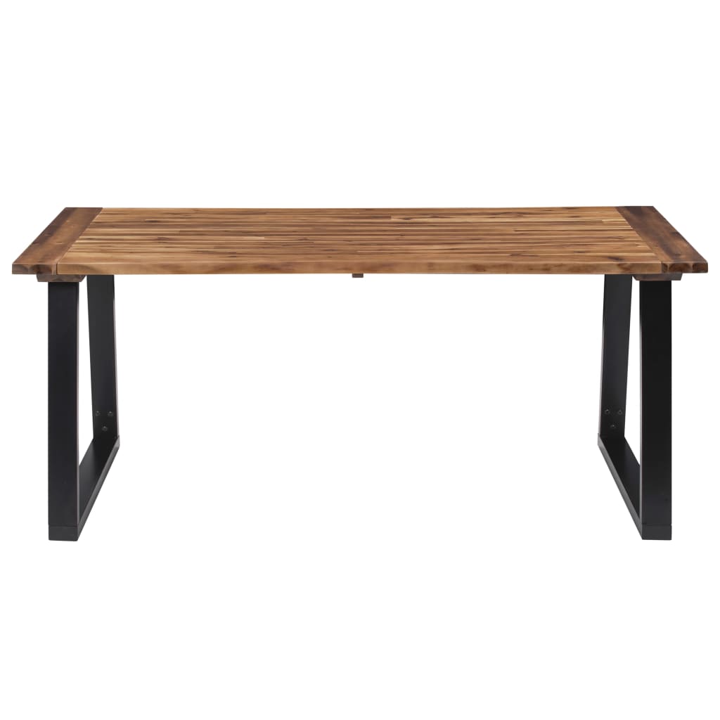 vidaXL Dining Table Solid Acacia Wood 70.9"x35.4"-1