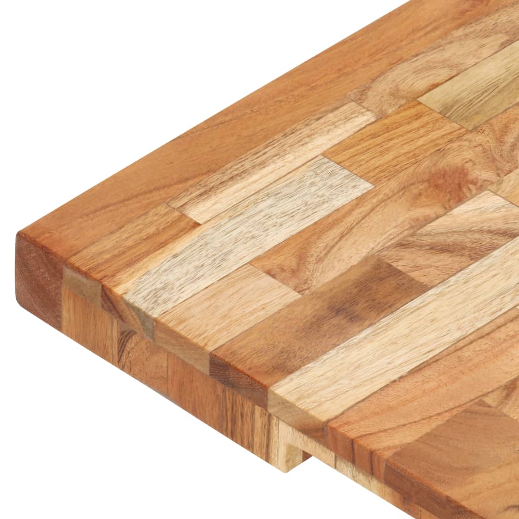 vidaXL Cutting Board Wooden Chopping Board with Strip Design Solid Wood Acacia-23