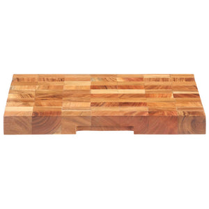 vidaXL Cutting Board Wooden Chopping Board with Block Design Solid Wood Acacia-11
