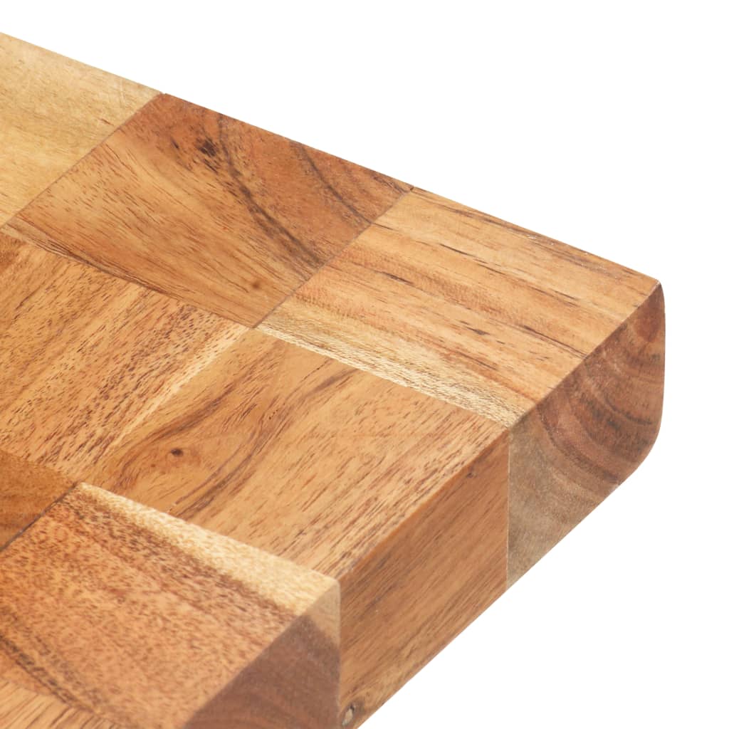 vidaXL Cutting Board Wooden Chopping Board with Block Design Solid Wood Acacia-16