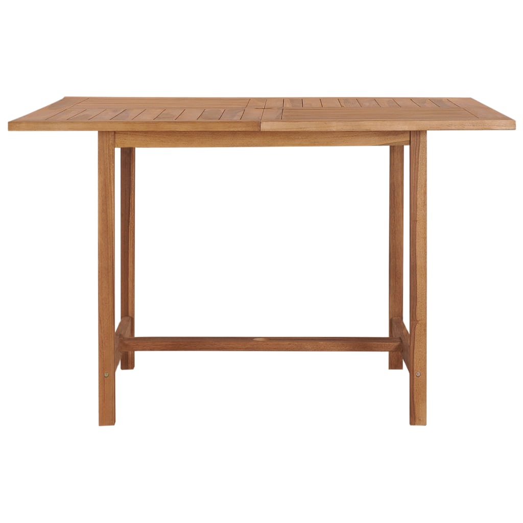 vidaXL Garden Table 47.2"x47.2"x29.5" Solid Teak Wood-2