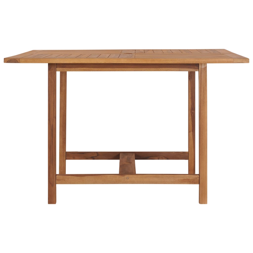 vidaXL Garden Table 47.2"x47.2"x29.5" Solid Teak Wood-3