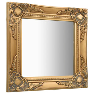 vidaXL Wall Mirror Bathroom Mirror with Baroque Style Decorative Vanity Mirror-34