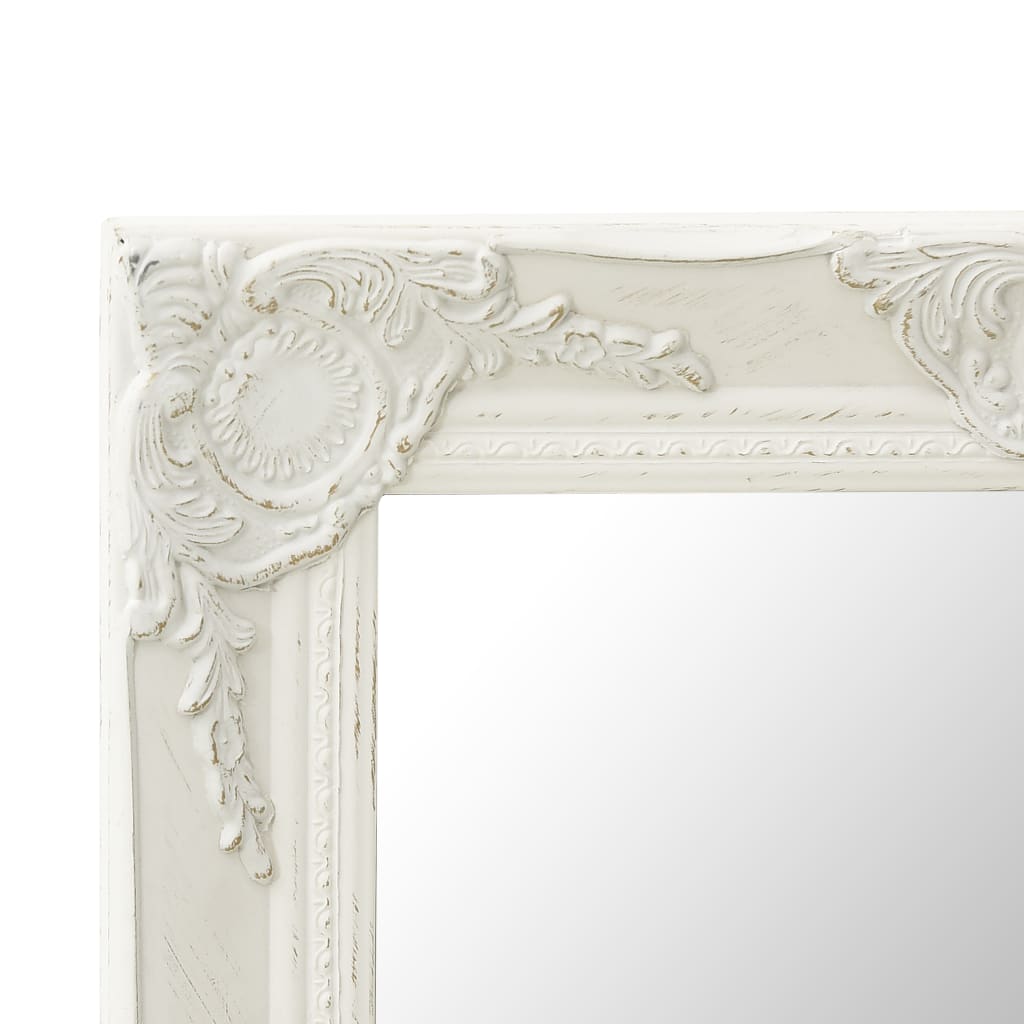 vidaXL Wall Mirror Bathroom Mirror with Baroque Style Decorative Vanity Mirror-96