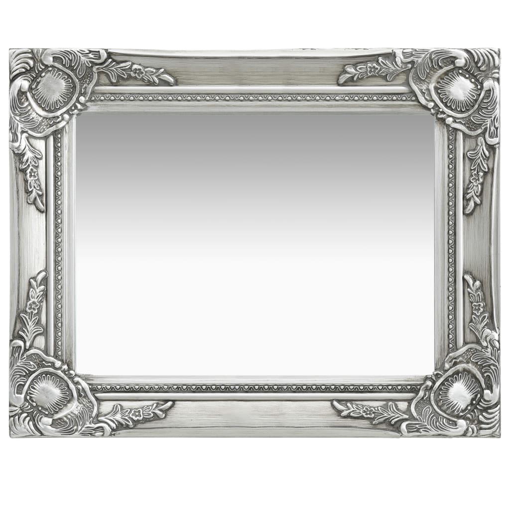 vidaXL Wall Mirror Bathroom Mirror with Baroque Style Decorative Vanity Mirror-26