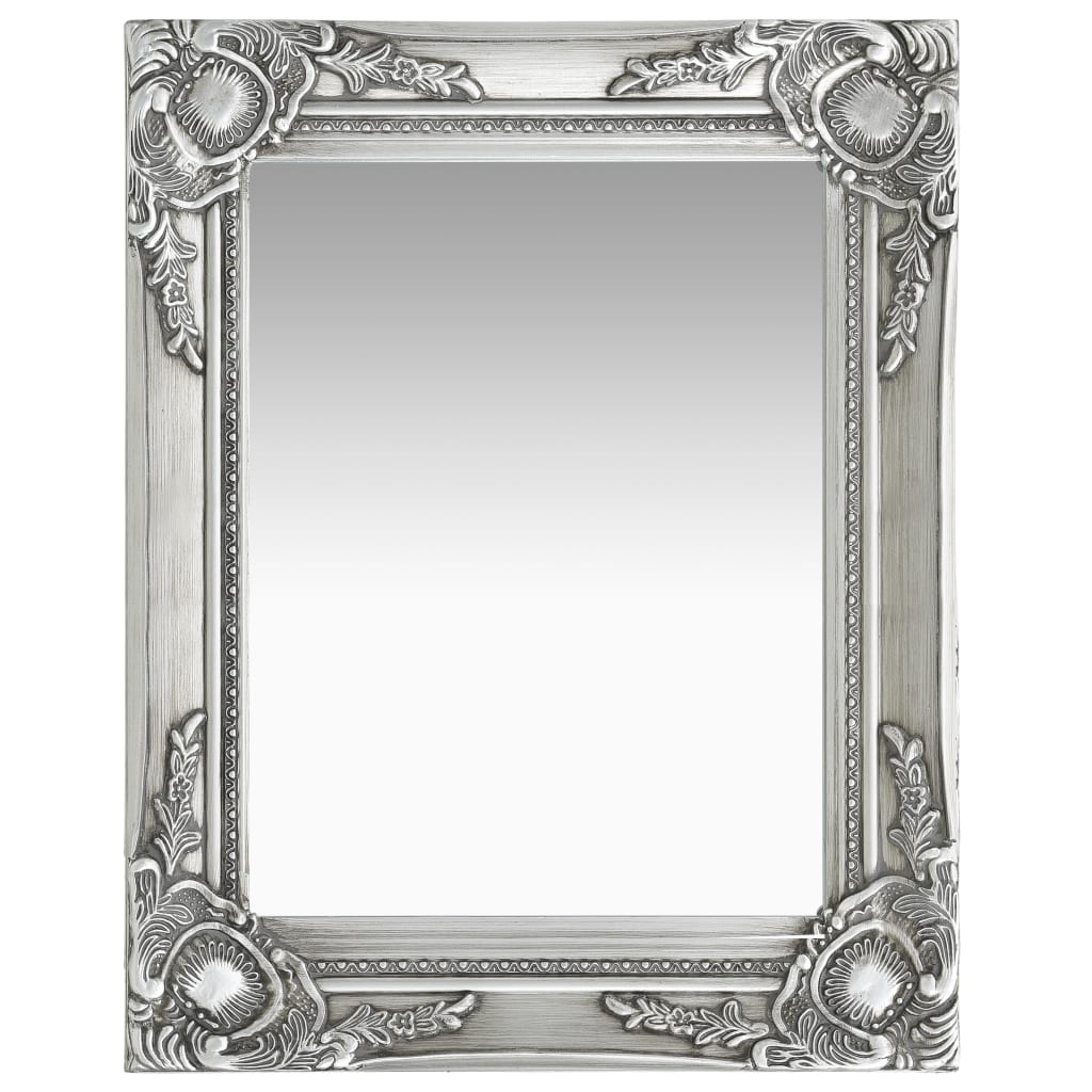 vidaXL Wall Mirror Bathroom Mirror with Baroque Style Decorative Vanity Mirror-37