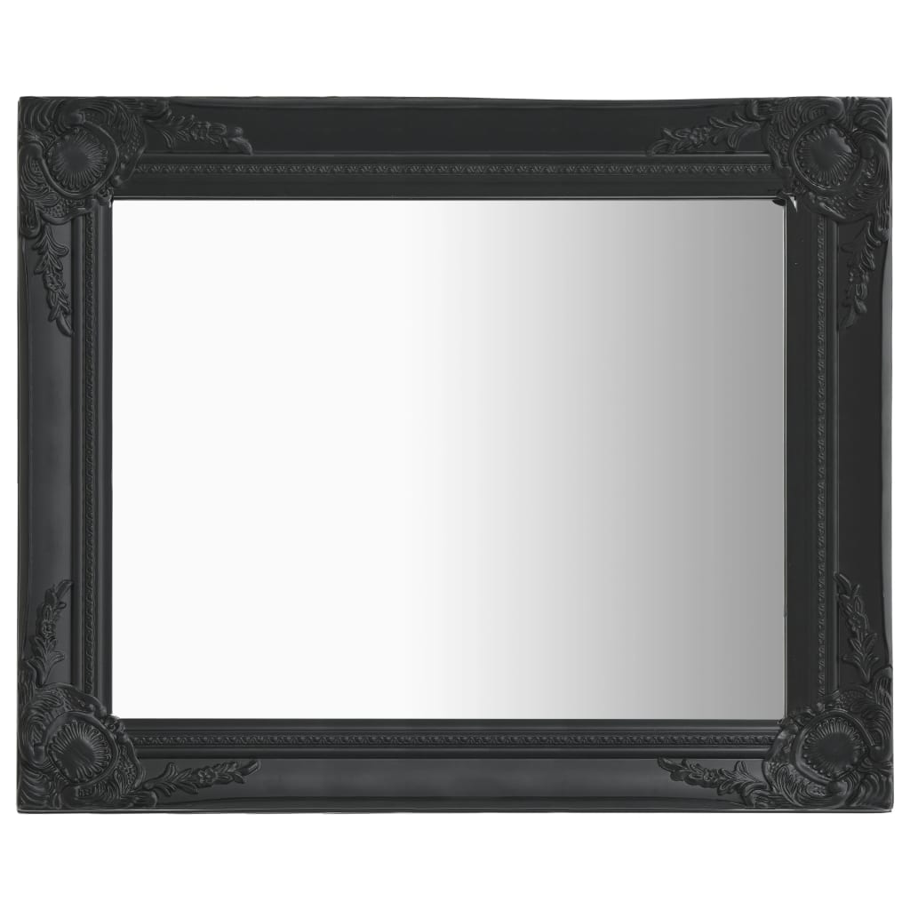 vidaXL Wall Mirror Bathroom Mirror with Baroque Style Decorative Vanity Mirror-16