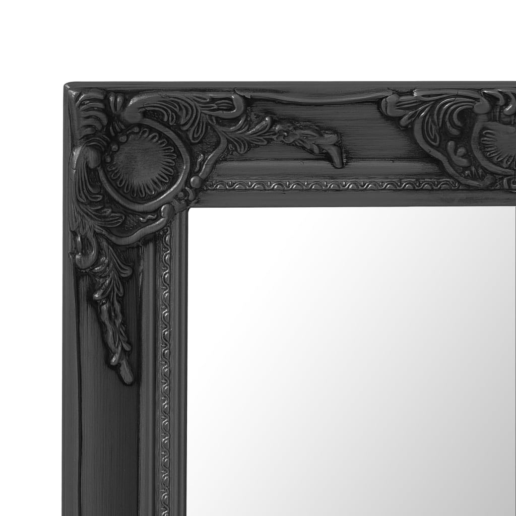 vidaXL Wall Mirror Bathroom Mirror with Baroque Style Decorative Vanity Mirror-9