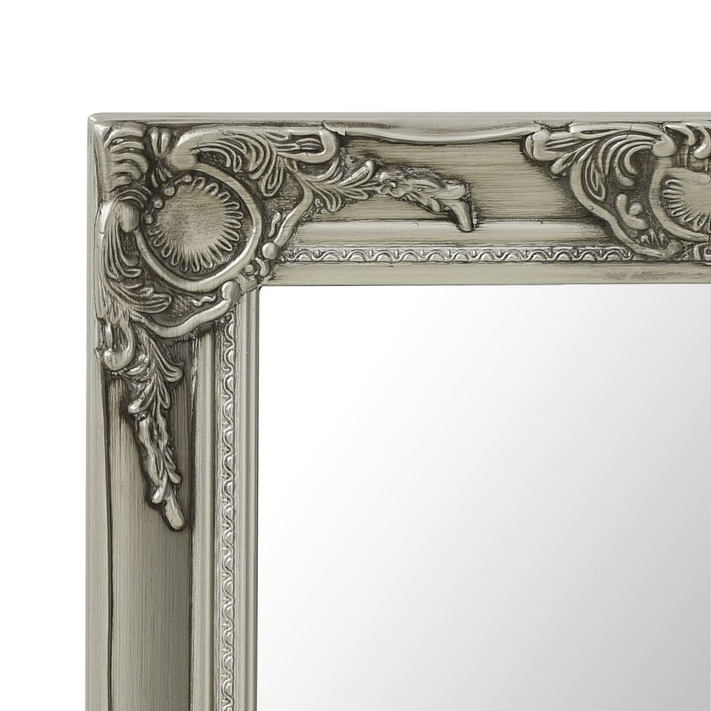 vidaXL Wall Mirror Bathroom Mirror with Baroque Style Decorative Vanity Mirror-75