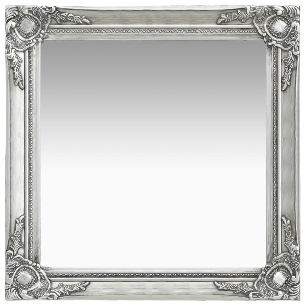 vidaXL Wall Mirror Bathroom Mirror with Baroque Style Decorative Vanity Mirror-11