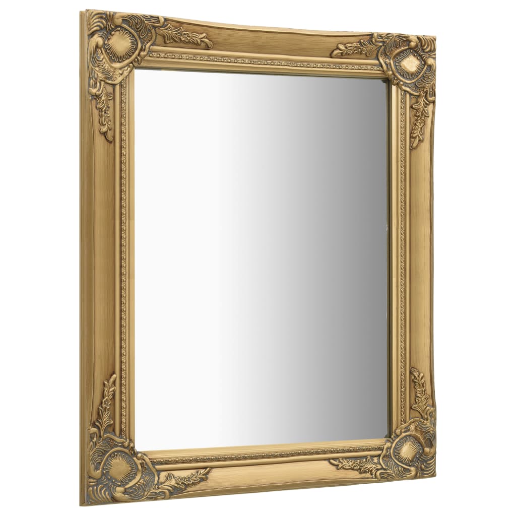 vidaXL Wall Mirror Bathroom Mirror with Baroque Style Decorative Vanity Mirror-88