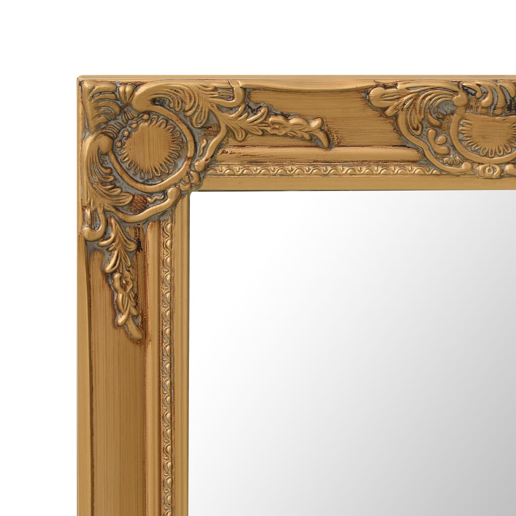 vidaXL Wall Mirror Bathroom Mirror with Baroque Style Decorative Vanity Mirror-73