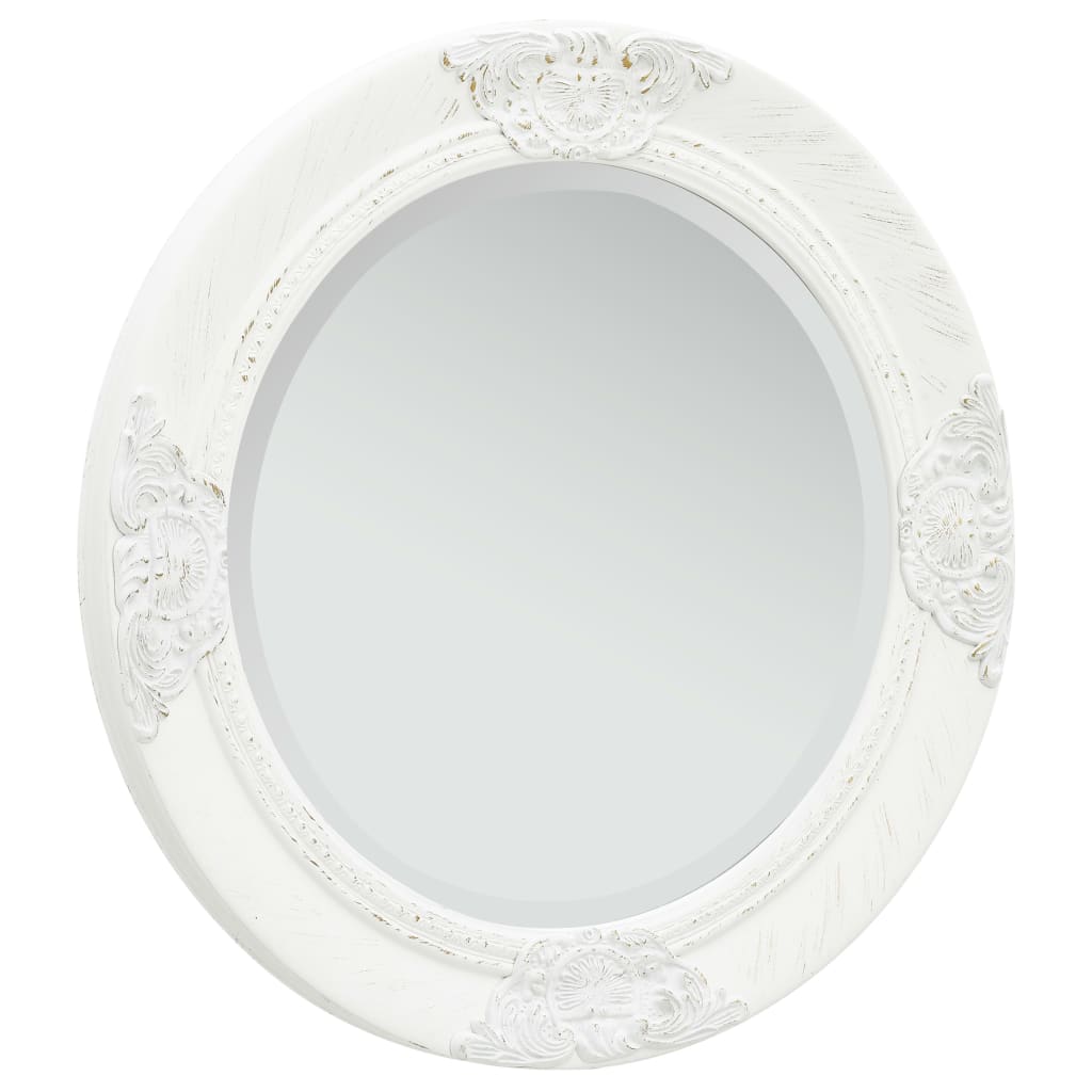 vidaXL Wall Mirror Bathroom Mirror with Baroque Style Decorative Vanity Mirror-0