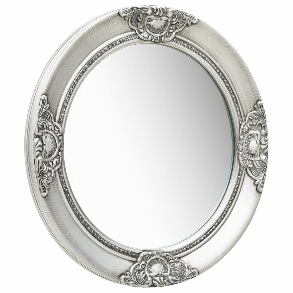 vidaXL Wall Mirror Bathroom Mirror with Baroque Style Decorative Vanity Mirror-43