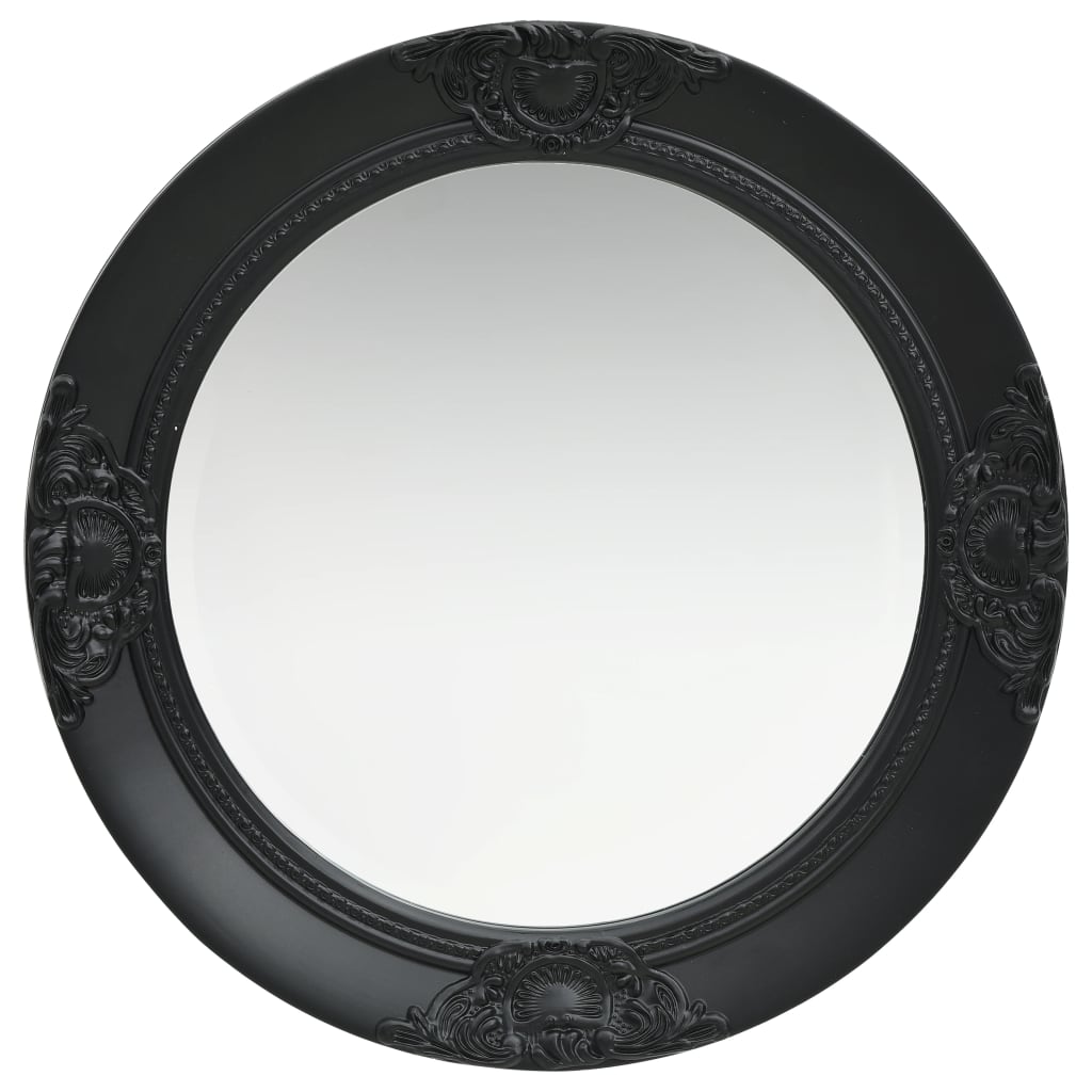vidaXL Wall Mirror Bathroom Mirror with Baroque Style Decorative Vanity Mirror-1