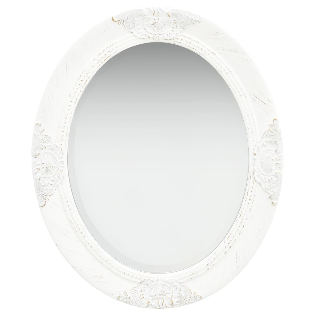 vidaXL Wall Mirror Bathroom Mirror with Baroque Style Decorative Vanity Mirror-14