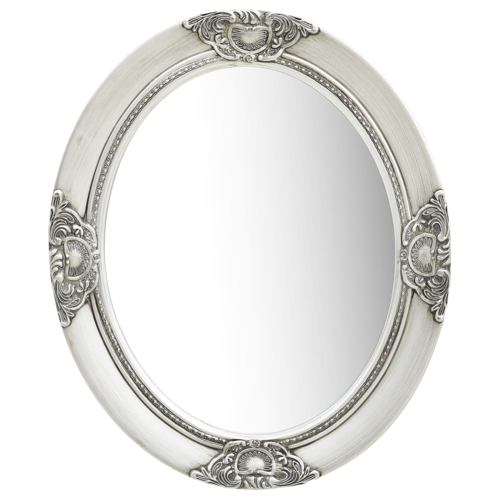 vidaXL Wall Mirror Bathroom Mirror with Baroque Style Decorative Vanity Mirror-50
