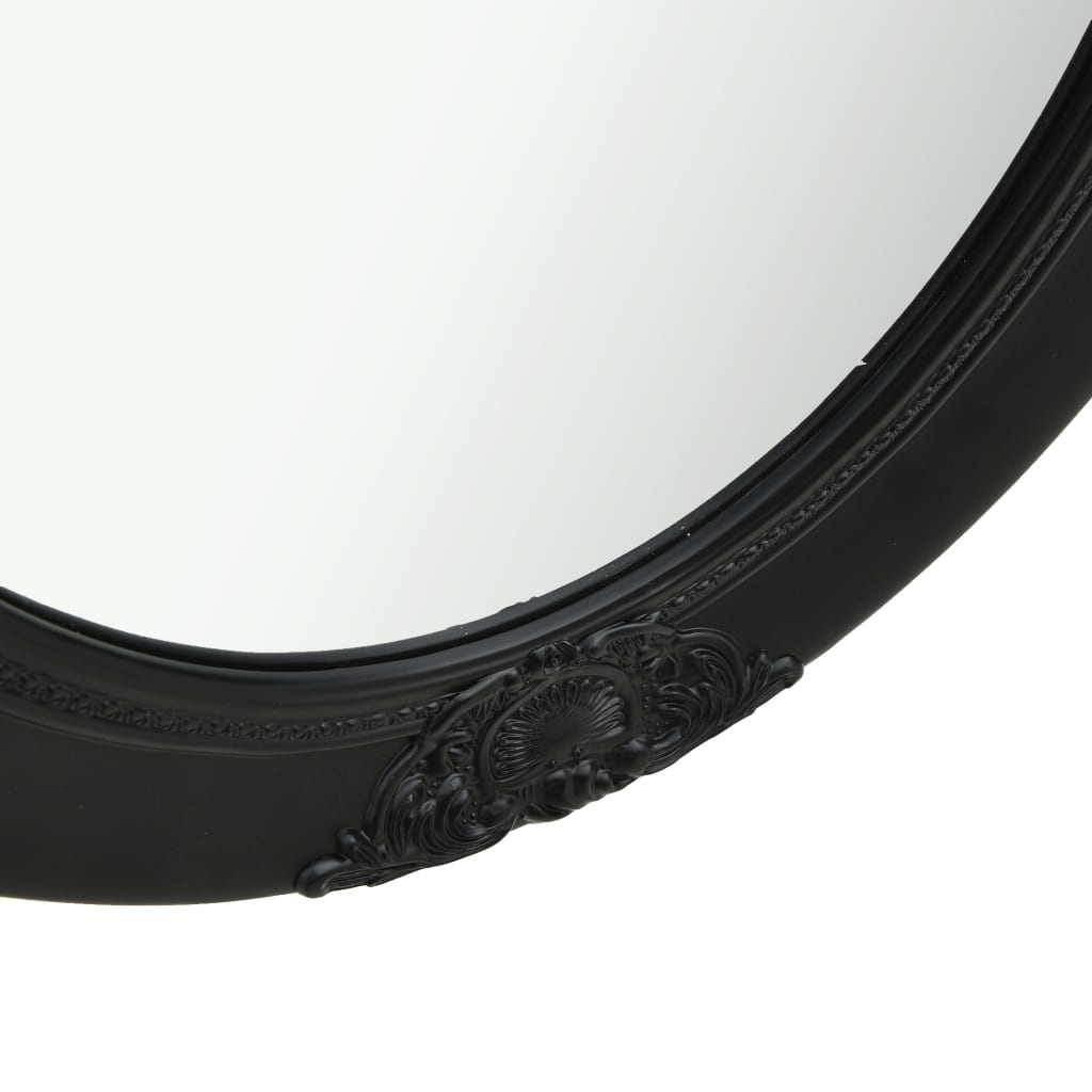 vidaXL Wall Mirror Bathroom Mirror with Baroque Style Decorative Vanity Mirror-6