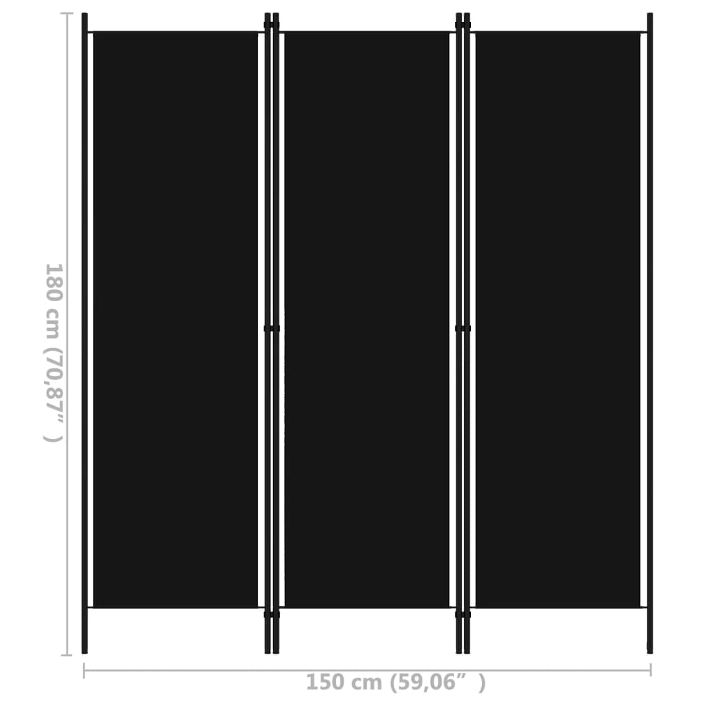 vidaXL Room Divider Freestanding Folding Privacy Screen for Room Separation-9