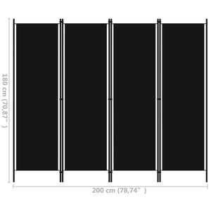 vidaXL Room Divider Freestanding Folding Privacy Screen for Room Separation-19