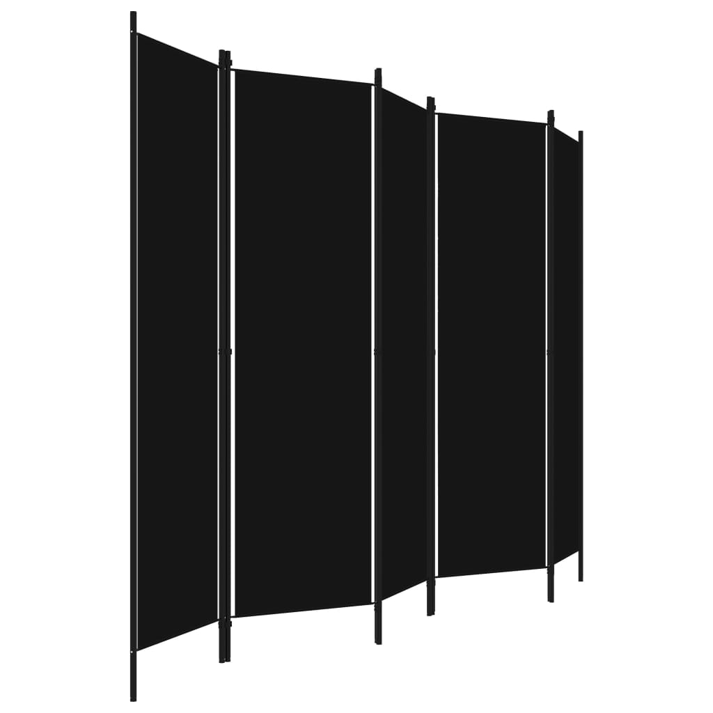 vidaXL Room Divider Freestanding Folding Privacy Screen for Room Separation-5