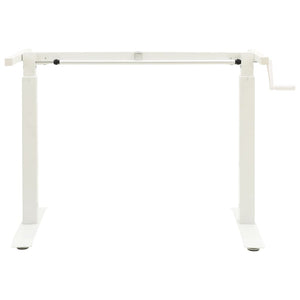 vidaXL Standing Desk Frame Adjustable Legs Computer Desk Base for Home Office-2
