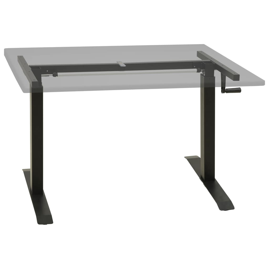 vidaXL Standing Desk Frame Adjustable Legs Computer Desk Base for Home Office-1