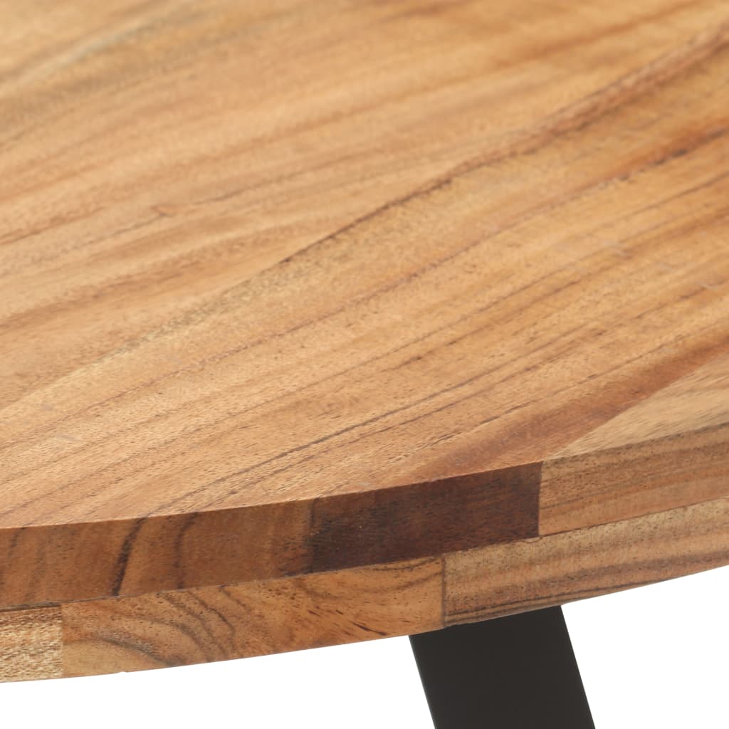 vidaXL Dining Table 31.5" Solid Acacia Wood-2