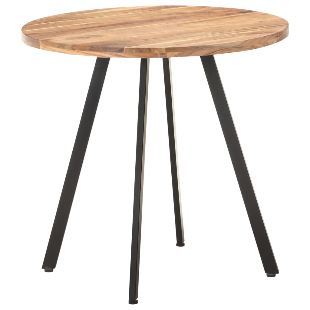 vidaXL Dining Table 31.5" Solid Acacia Wood-4