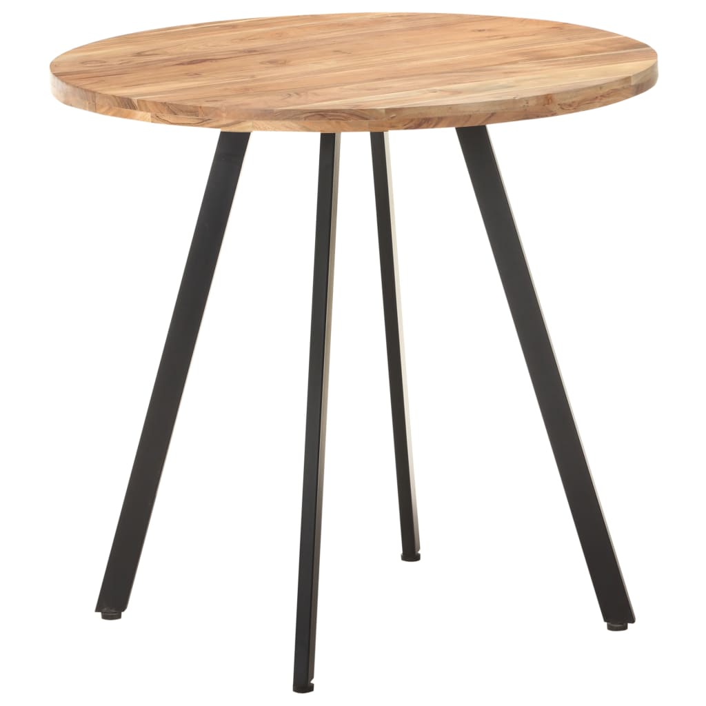 vidaXL Dining Table 31.5" Solid Acacia Wood-5