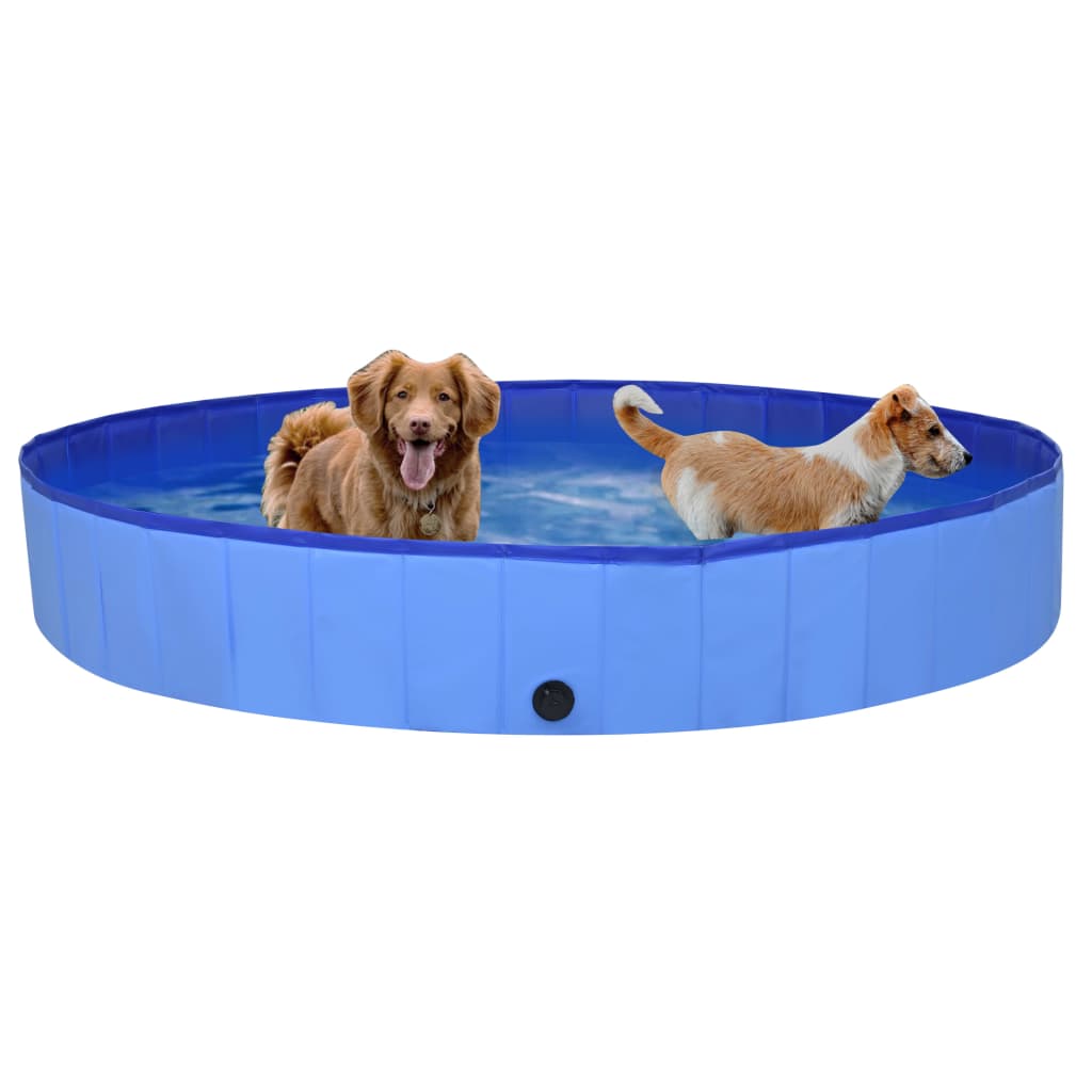 vidaXL Dog Swimming Pool Foldable Dog Pool Pet Paddling Pool Bath Tub PVC-24