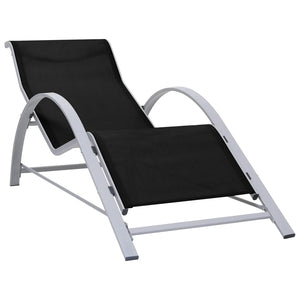 vidaXL Patio Lounge Chair Porch Poolside Sunbed Backyard Sunlounger Textilene-1