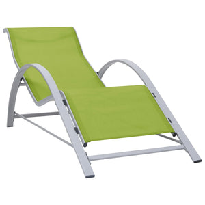 vidaXL Patio Lounge Chair Porch Poolside Sunbed Backyard Sunlounger Textilene-5