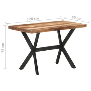 vidaXL Solid Wood Dining Table with Honey Finish Wooden Furniture Multi Sizes-31