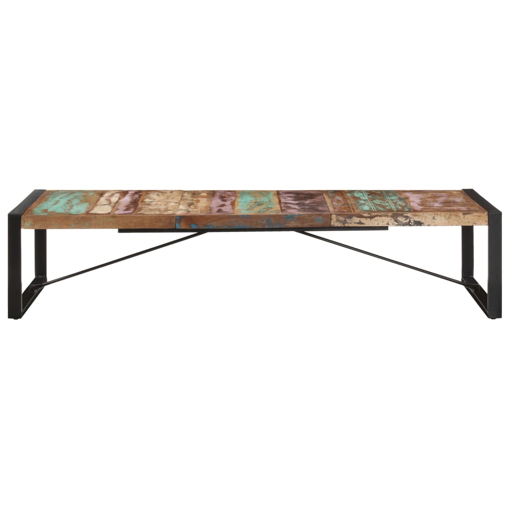 vidaXL Coffee Table 70.9"x35.4"x15.7" Solid Reclaimed Wood-0