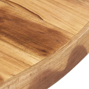 vidaXL Dining Table 55.1"x31.5"x29.5" Solid Acacia Wood with Sheesham Finish-3