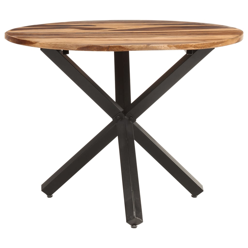 vidaXL Dining Table 39.4"x39.4"x29.5" Acacia Wood with Honey Finish-0