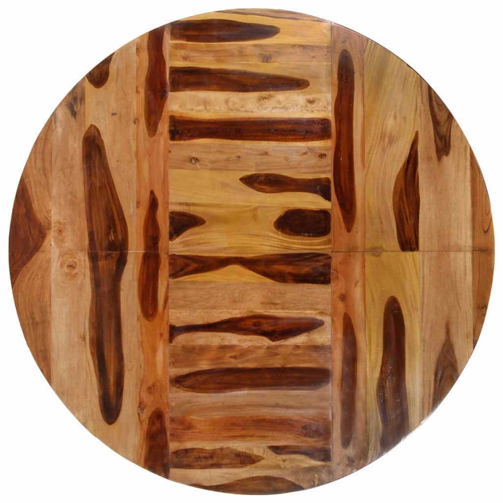 vidaXL Dining Table Round 68.9"x29.5" Acacia Wood with Honey Finish-1