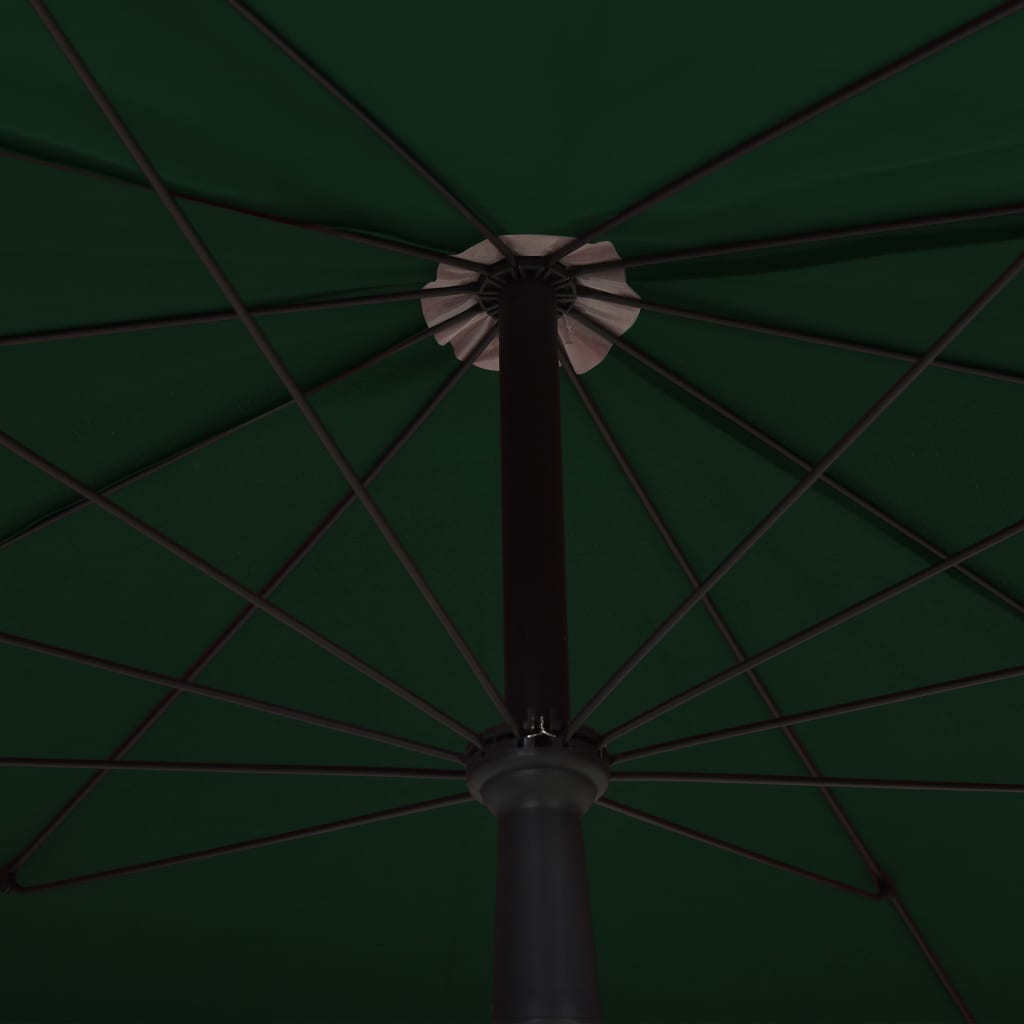 vidaXL Outdoor Umbrella Height Adjustable Parasol Patio Garden Sunshade Steel-20