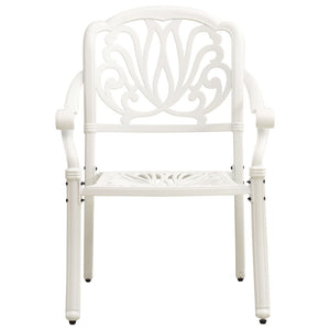 vidaXL Patio Chairs 2 Pcs Patio Furniture for Garden Deck Porch Cast Aluminum-14