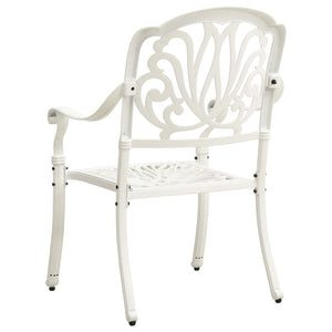 vidaXL Patio Chairs 2 Pcs Patio Furniture for Garden Deck Porch Cast Aluminum-9