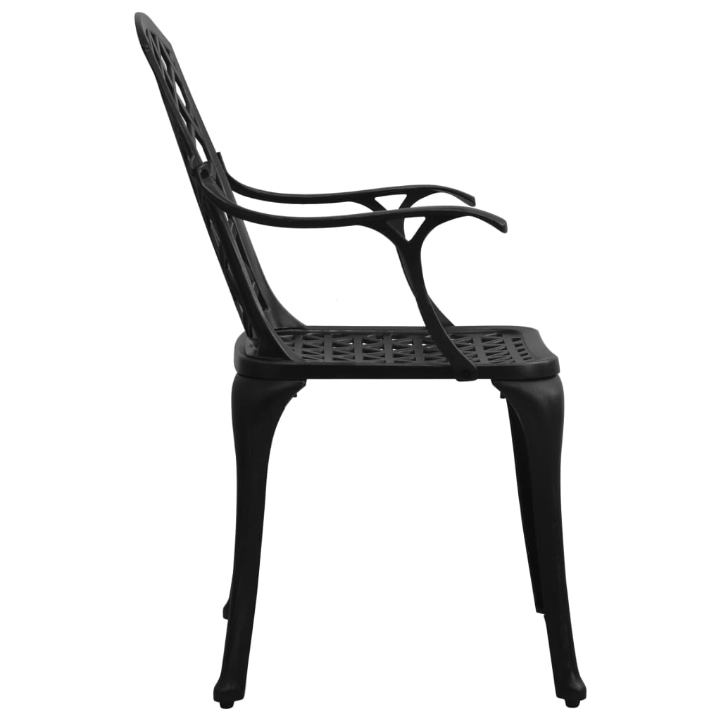 vidaXL Patio Chairs Patio Furniture for Garden Porch Backyard Cast Aluminum-8