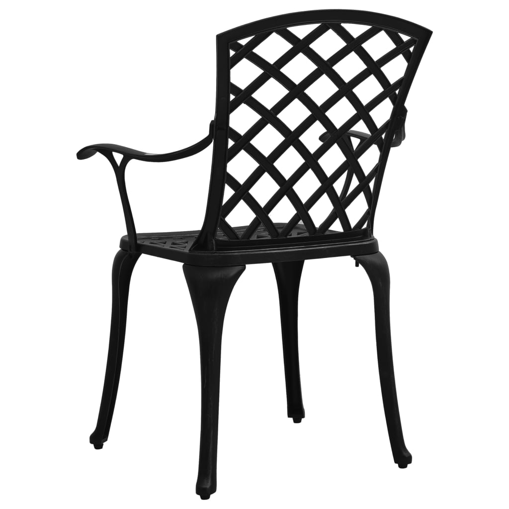 vidaXL Patio Chairs Patio Furniture for Garden Porch Backyard Cast Aluminum-11