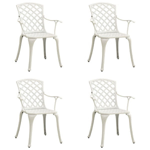 vidaXL Patio Chairs Patio Furniture for Garden Porch Backyard Cast Aluminum-16