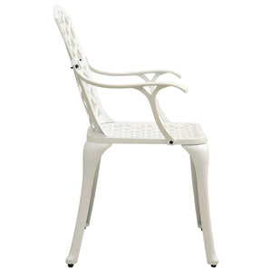 vidaXL Patio Chairs Patio Furniture for Garden Porch Backyard Cast Aluminum-26